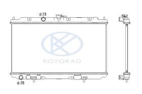 KOYO PL021771R - Rad. Nissan Patrol GR 2.8 TDiC / 3.0 TDi Aut. 06/97-03/10