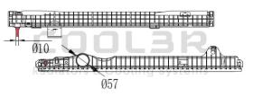 COOL3R 08SC012 - TANKET SCANIA IZQ. G, L, P, S - SERIES (750 x 59,8) + JUNTA