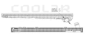 COOL3R 08SC014 - TANKET SCANIA IZQ. G, L, P, S - SERIES (850 x 59,8) + JUNTA