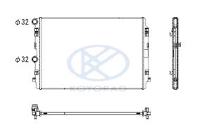 KOYO PL863778 - RAD. Chevrolet Lacetti 1.4 i * Man. 08/03-