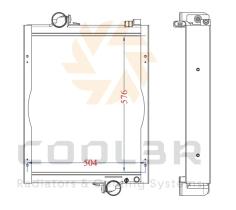 COOL3R 15595530 - RAD. JOHN DEERE 6100 / 6200 TURBO