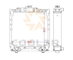 COOL3R 15568102 - RAD. TEREX TC37 / TOYO ( Metalico ).