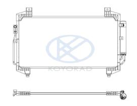 KOYO CD031213 - COND. MITSUBISHI Pajero Sport 2.4 / 3.0 Mivec M/A 08/15-