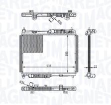 MAGNETI MARELLI BM2156 - RAD. SMART 0.6 CITY-COUPE / CROSSBLADE (98-04)