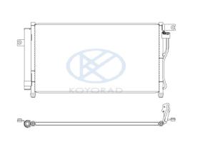 KOYO CD810522 - COND. HYUNDAI SANTA FE 2.7 I / 2.2 CRDI MAN. 11/05-12/11