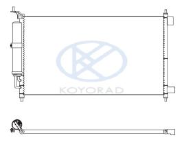 KOYO CD020311 - COND. TOYOTA HI LUX 2015.05-