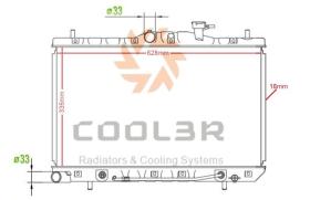 COOL3R 104007082 - RAD. HYUNDAI ACCENT (LC) 1.3G (00-06)