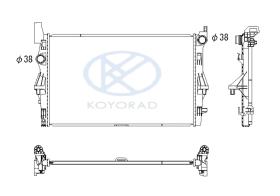KOYO PL413711 - RAD. MERCEDES CLS / SLC / E / SLK / SL PETROL / CDI M/A 01/0