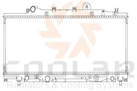 COOL3R 103017087 - RAD. FIAT PUNTO (176) 1.2  93-99.