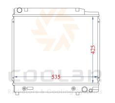 COOL3R 15218313 - RAD. MERCEDES 309 / 407 / 410 / 508 (00-) METALICO