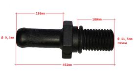 COOL3R 101YL039 - RACOR SALIDA RADIADOR M10 * 1.5 ( PLASTICO ).