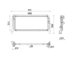 MAHLE CR2749000P - RAD. RENAULT MASTER III 2.3 DCI 10-