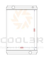 COOL3R 15528095AL - RAD. LANDINI 6030  6060  6070  6870 68CV  6880  6880VM