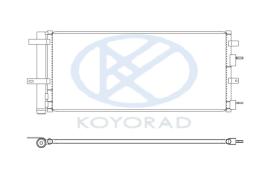 KOYO CD320693 - COND. FORD Fiesta 1.2/1.4/1.6/ 1.4 TDCi M/A 10/08-12/12