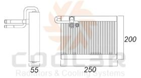 COOL3R 105724P82 - EVAP. GRUPO P.S.A. ( Picasso, 206 )