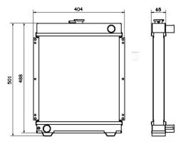 COOL3R 0186001 - RAD. MITSUBISHI GRANDIS ( METALICO COMPLETO )