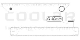 COOL3R 08NIS3012 - TANKET INF. NISSAN ATLEON / CABSTAR E / ECO-T ( 497 X 63 ).