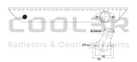COOL3R 08NIS3011 - TANKET SUP. NISSAN CABSTAR E ( 497 X 63 ).