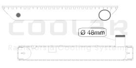COOL3R 08NIS3013 - TANKET INF. NISSAN ATLEON / CABSTAR E / ECO-T ( 497 X 63 ).