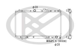 KOYO PL011914 - RAD. TOYOTA AVENSIS VERSO 2.0 D4d 05/01-