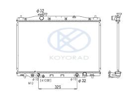 KOYO PL081763 - RAD. HONDA FR-V 1.7 04- ( Aut ).