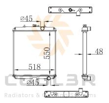 COOL3R 1862197 - RAD. GENERADOR LOMBARDINI ( COMPLETO ALUMINIO ).