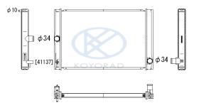 KOYO PL012091 - RAD. TOYOTA HI-LUX 2.5 D4D * MAN. 08/05-