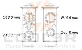 COOL3R 1032X1KZ1 - VALV. EXP. FORD FIESTA (JA8) 08-17
