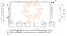 COOL3R 105702081 - RAD. FIAT DUCATO / CITROEN C25 / PEUGEOT J5