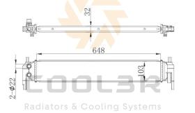 COOL3R 1856215 - RAD. TRACTOR / GENERADOR KUBOTA - YANMAR - KOBELCO - ISKEI