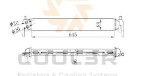 COOL3R 1856243 - RAD. VW Help cooler A3 / Golf VII / Touran / Leon / Octavia