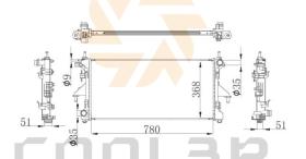 COOL3R 1860024 - RAD. GRUPO VAG ( A1, Ibiza IV, Fabia III, Polo V )