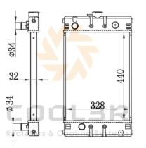 COOL3R 1862041 - RAD. CITROEN JUMPER 3.0 HDI ( 06-14 )