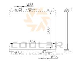 COOL3R 1872182 - RAD. MITSUBISHI CANTER VI CANTER 35 / FUSO. (96-01).