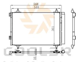 COOL3R 188888037 - COND. JOHN DEERE Series 6000 / Series 7000 (92-97)