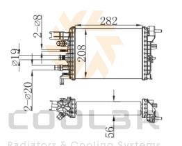 COOL3R 1856365 - INTERC. TOYOTA LAND-CRUISER 3.0 D-4D ( KDJ120 )
