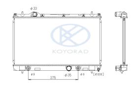 KOYO PL331694 - RAD. CHRYSLER PT CRUISER 2.0I * AUT. 09/99-