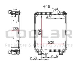 COOL3R 1862012 - RAD. CITROEN JUMPER 3.0 HDI ( 06-14 )