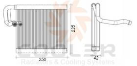 COOL3R 1057C2P81 - EVAP. GRUPO P.S.A ( V.Mod )  ( Original - Hanon ). 10-.