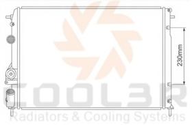 COOL3R 10601108B1 - RAD. RENAULT MEGANE I / SCENIC I. (99-03).