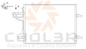 COOL3R 103252K8C2 - COND. Ford Maverick (93-98) / Nissan Terrano II (93-04)