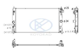 KOYO PL013916 - RAD. TOYOTA YARIS
