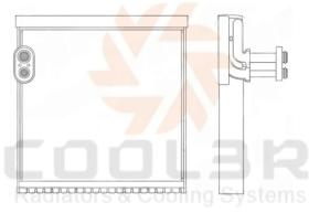 COOL3R 1081E1P81 - EVAP. TOYOTA HILUX 2.5 D-4D (05-)