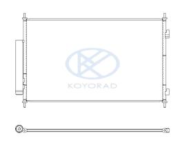 KOYO CD081010 - COND. HONDA Accord 2.2 CTDi / i-DTEC 06/08-