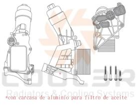 COOL3R 1020C4L87 - MODULO REFRIG. ACEITE BMW ( V.MOD ) 14-21.