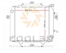 COOL3R 14121043 - RAD. FORKLIFT