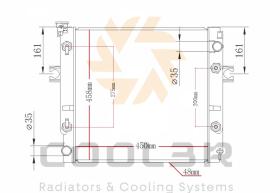COOL3R 14121048 - RAD. FORKLIFT TOYOTA
