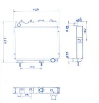 COOL3R 7597 - RAD. RENAULT R4  ( TURISMO Y FURGON )