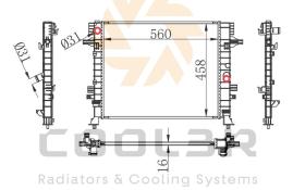 COOL3R 1840036 - RAD. TRACTOR / GENERADOR KUBOTA - YANMAR - KOBELCO - ISKEI