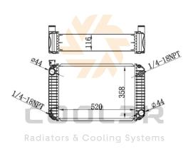 COOL3R 1862142 - RAD. FORKLIFT HYSTER MT